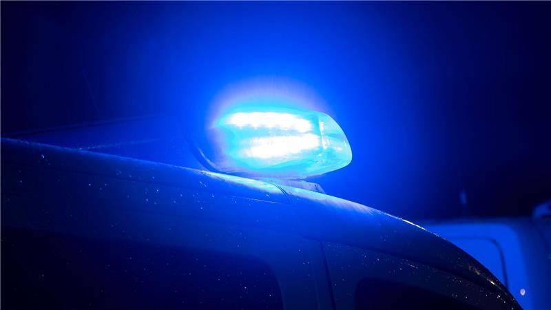 Ein Elektroauto fängt nach einem Aufprall gegen einen Baum Feuer. (Symbolbild)