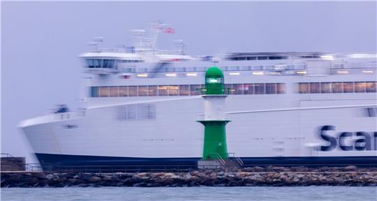 Ein Fährschiff der Reederei Scandlines.