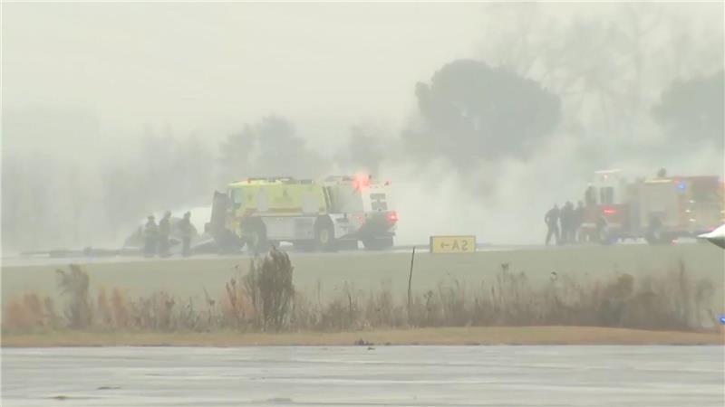 Ein Flugzeug ist an einem Regionalflughafen in North Carolina abgestürzt.