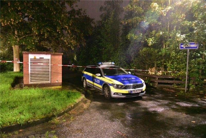 Ein Foto vom Tatort am 17. August 2019 in Stade-Bützfleth. Foto: Beneke