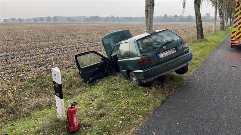 Ein Fredenbecker kam mit seinem Auto von der Straße ab.