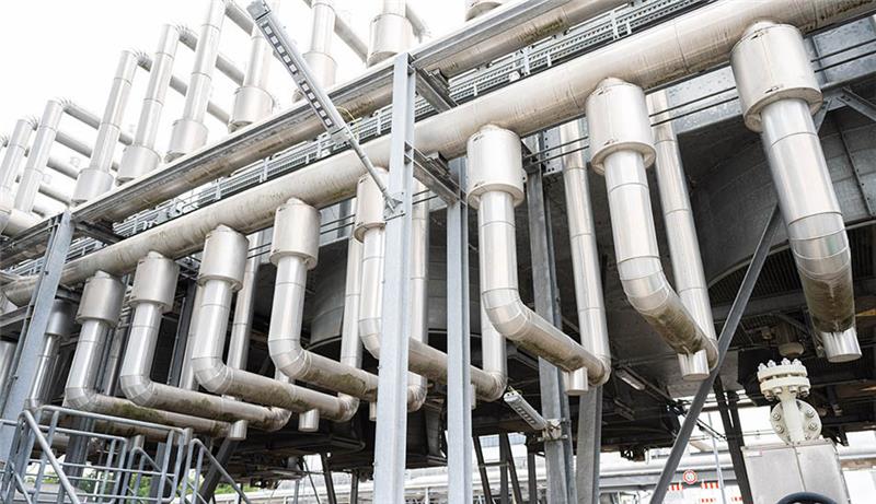 Ein Gasspeicher in Rehden (Niedersachsen) Foto: Mohssen Assanimoghaddam/dpa