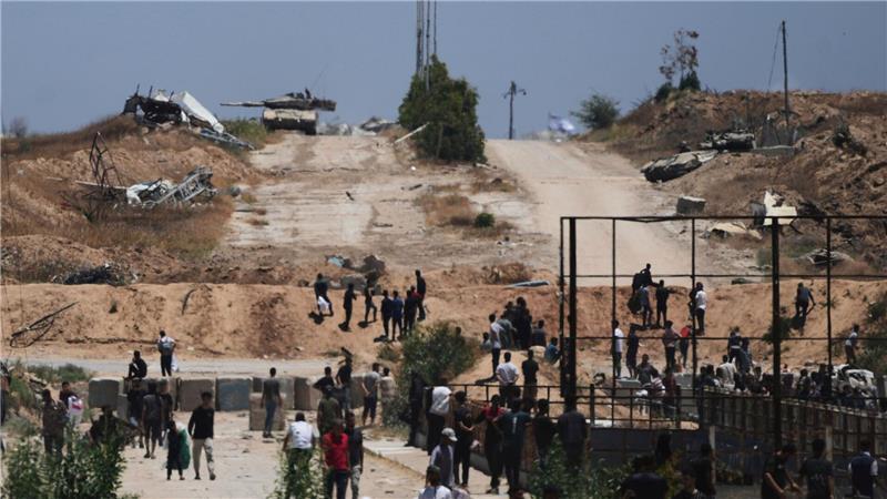Tote bei Gaza-Verteilstelle: UN-Chef fordert Untersuchung Ein Gebiet bei einem Verteilungszentrum im südlichen Gazastreifen