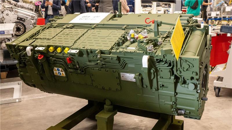 Deutsche Waffenfirmen an der Börse Ein Getriebe von Renk.