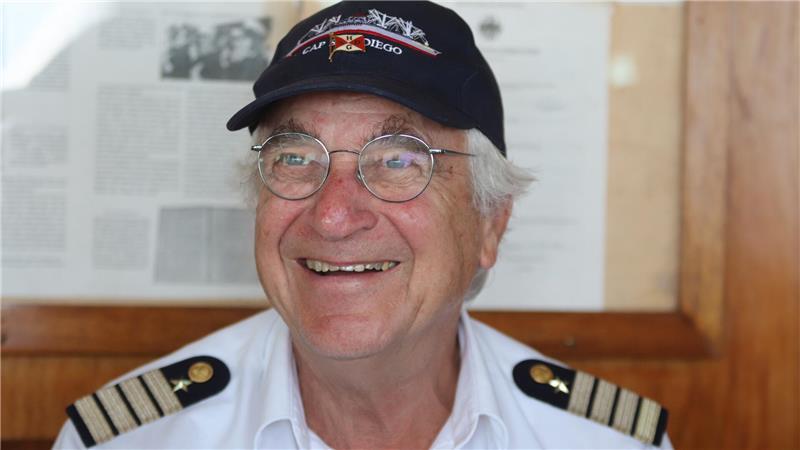 Ein Hamburg-Süd-Urgestein: Kapitän Birger Möller.