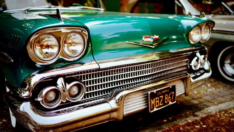 Ein Hingucker beim Autotreffen für Liebhaber US-amerikanischer Fahrzeuge.