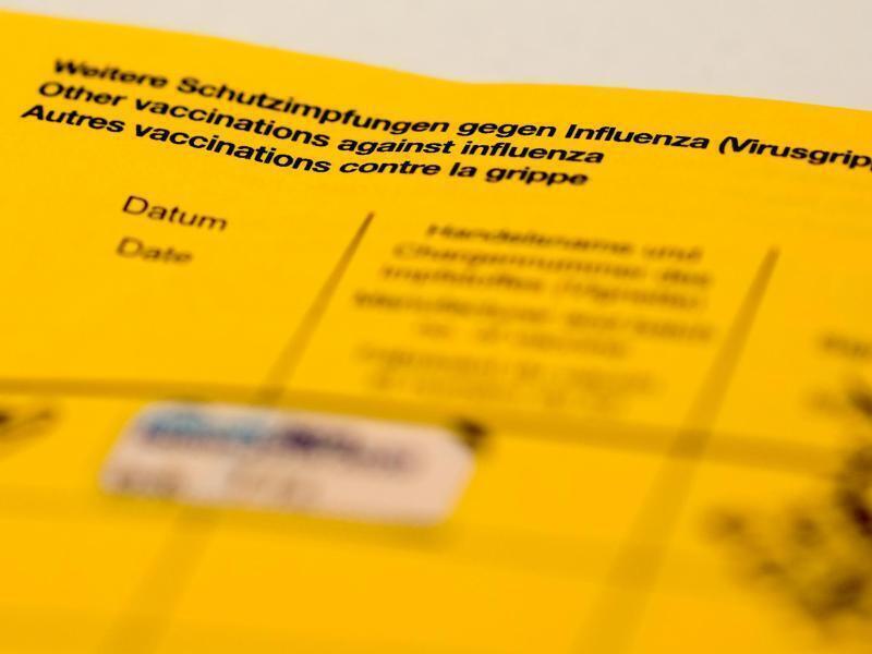 Neue Corona-Kriterien und Impfstatus-Auskunft in Kraft getreten Ein Impfbuch. Foto: Jens Kalaene/zb/dpa/Archivbild
