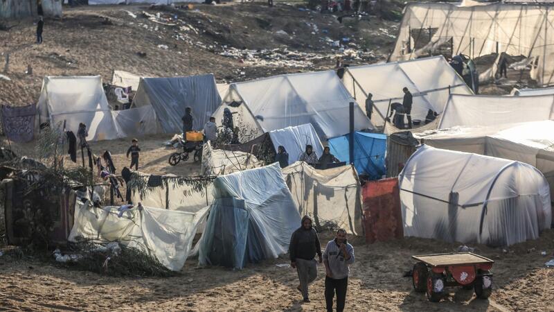 UN-Votum mahnt Israel zu Waffenruhe Ein Lager für Vertriebene in Rafah