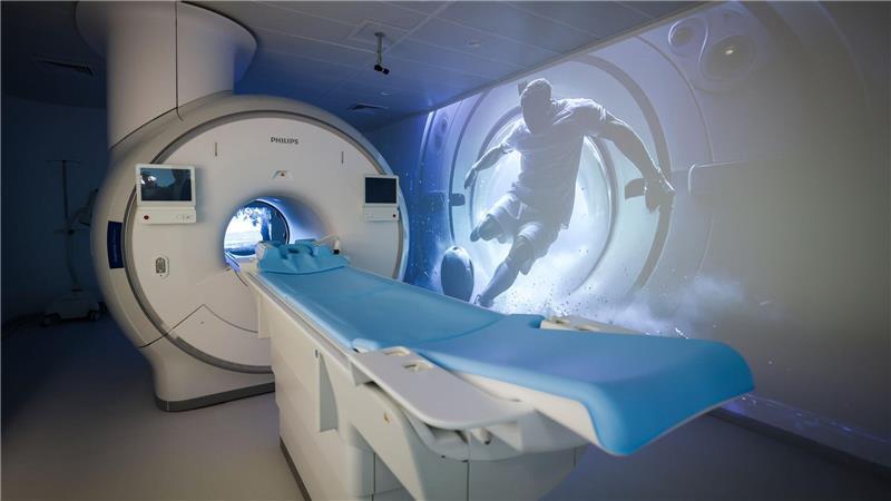 Ein MRT-Gerät im Athleticum am Volkspark.