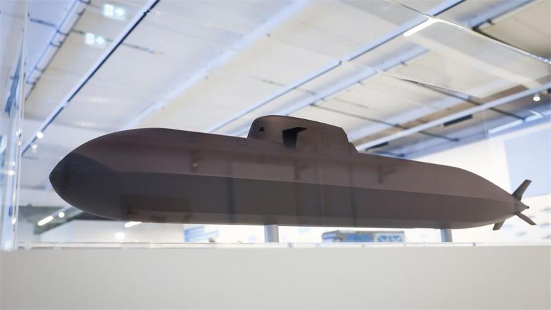 TKMS: So läuft der U-Boot-Deal mit Kanada Ein Modell des U-Boots der Klasse 212CD. (Archivbild)