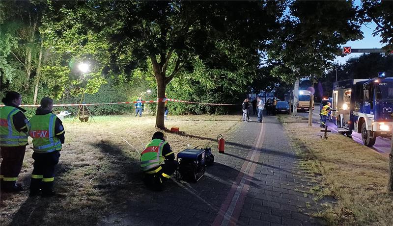 Ein Passant hatte im Ortsteil Geestemünde unweit des Flusses Geeste den Leichnam entdeckt. Foto: ---/dpa
