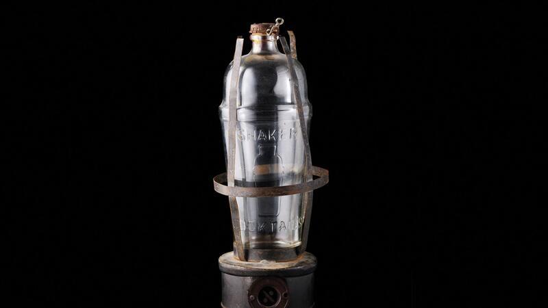 Ein Prototyp der original Lavalampe von Mathmos: Aus dem Design einer Eieruhr entstand die erste Lavalampe.