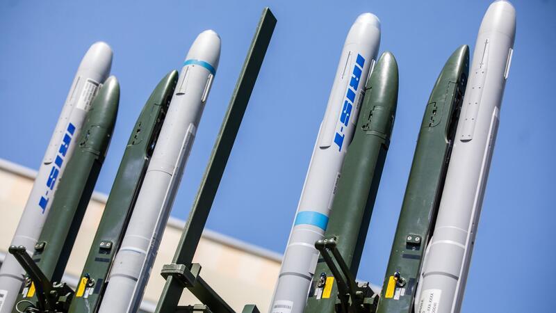 Ein Raketenabwehrsystem vom Typ Iris-T (Archivbild).