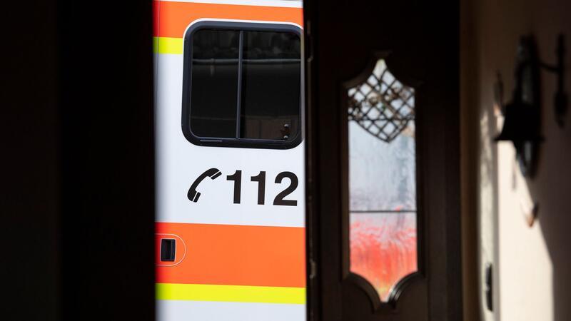 Ein Rettungswagen im Einsatz.