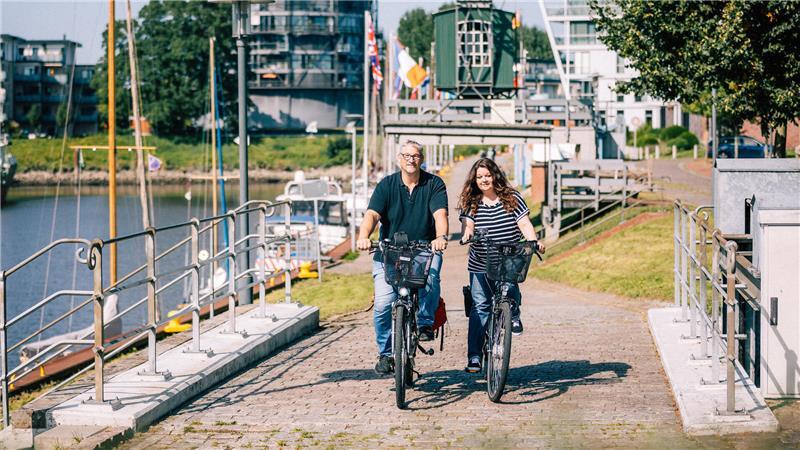 Ein Schwerpunkt für den Stader Tourismus: mit dem Rad die Umgebung erkunden.