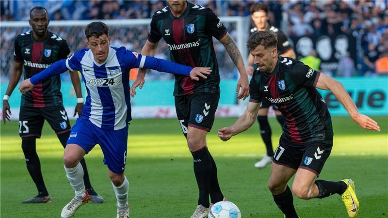 1:1 bei Hertha: Magdeburg patzt im Aufstiegsrennen Ein Spiel auf Augenhöhe: Magdeburg gegen Hertha BSC
