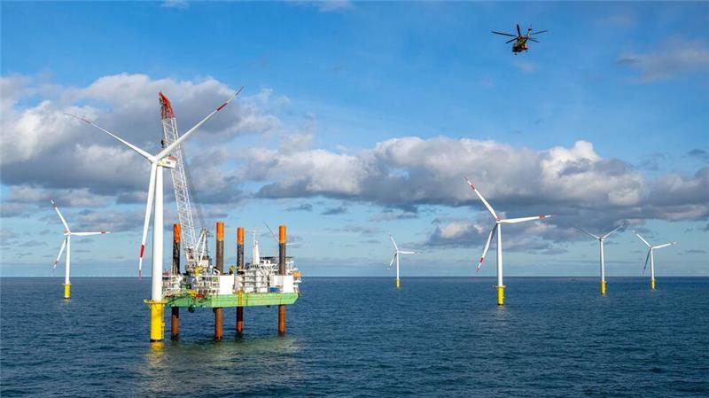 One-Dyas wirft Landesbehörde NLWKN Untätigkeit vor und klagt Ein Stromkabel soll die Erdgasförderplattform mit Windenergie aus dem Offshore-Windpark Riffgat versorgen. (Archivbild)