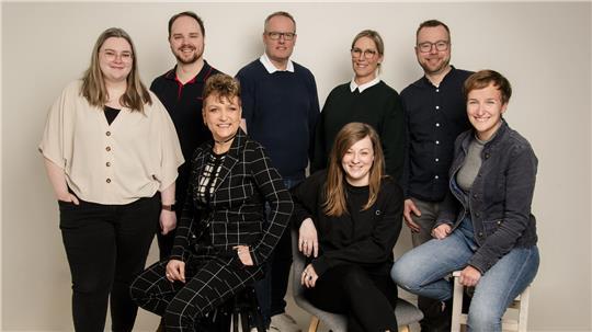 Ein Teil des Arbeitskreises des Sympathischen Harsefelds, der sich um die Organisation der Erlebnismesse kümmert.