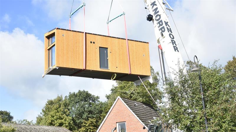 Ein Tiny-House am Haken. Eine Staderin hat sich in Düdenbüttel den Traum des Mini-Domizils erfüllt (Archivbild).