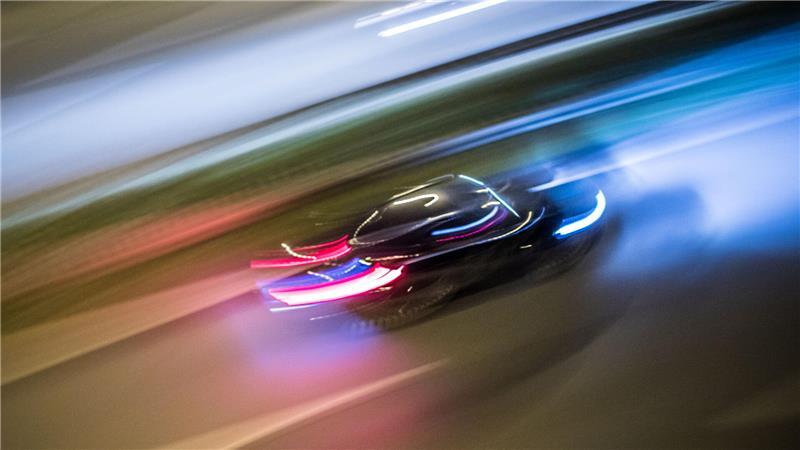 Ein VW mit Stader Kennzeichen raste an den Geschwindigkeitsüberwachern vom Amt Straßenverkehr auf der K26 vorbei.