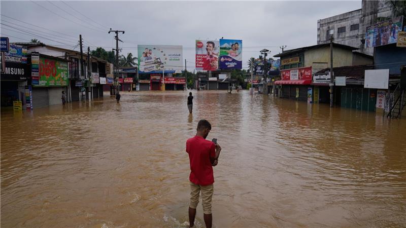 Ein Zyklon hat Sri Lanka schwer verwüstet.