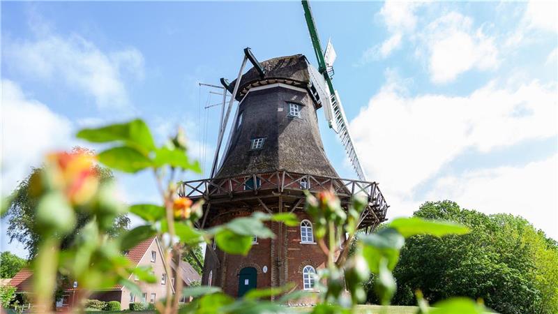 Ein echtes Schmuckstück und voll funktionsfähig: die Midlumer Mühle. Foto: Heike Leuschner