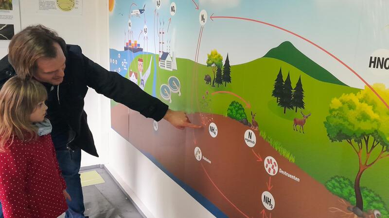 Natureum beendet Sommersaison: Ausstellungen noch bis 5. November Ein ewiger Kreis: Natürlich vorkommender und künstlicher Stickstoff bewegt sich in Kreisläufen.
