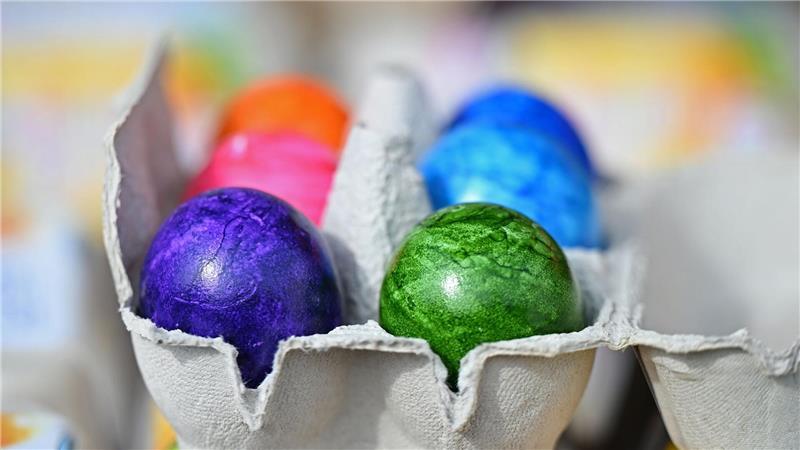 Ein guter Teil der Ostereier kommt aus dem Ausland.