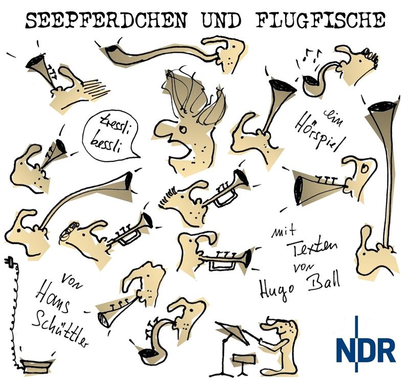 Ein jazziges Hörspiel mit künstlerisch gestaltetem Cover.