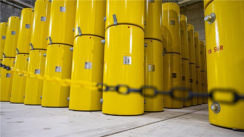 Letzter Castor aus UK - Wie es in Brokdorf weitergeht Ein mögliches Endlager für die atomaren Abfälle gibt es noch nicht. (Symbolbild)