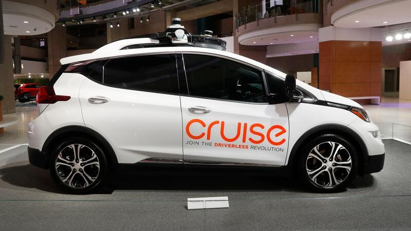 Robotaxi-Firma Cruise entlässt ein Viertel der Mitarbeiter Ein selbstfahrendes Auto der General-Motors-Tochterfirma Cruise.