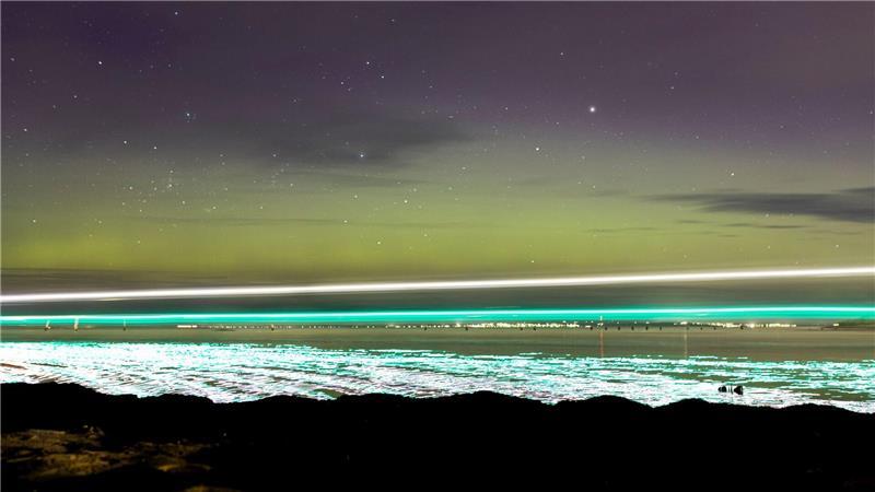 Ein starker Sonnensturm hat die Polarlichter ausgelöst.