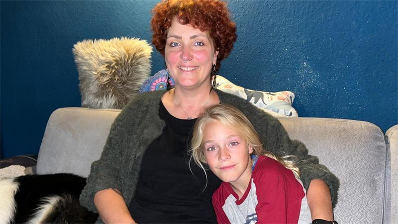 Ein starkes Team: Katja Grunewald mit ihrem Sohn Ivar (9).