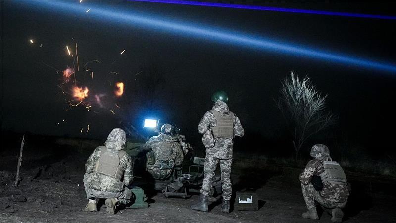 Ein ukrainischer mobiler Drohnen-Abwehrtrupp beim Training östlich der Hafenstadt Odessa. (Archivbild)