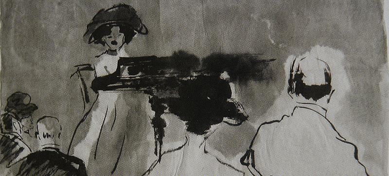 Ein wertvolles Schmuckstück aus der Sammlung: Das Bild „Spiel im Kabaret“, das der Expressionist Emil Nolde 1910/1911 schuf.