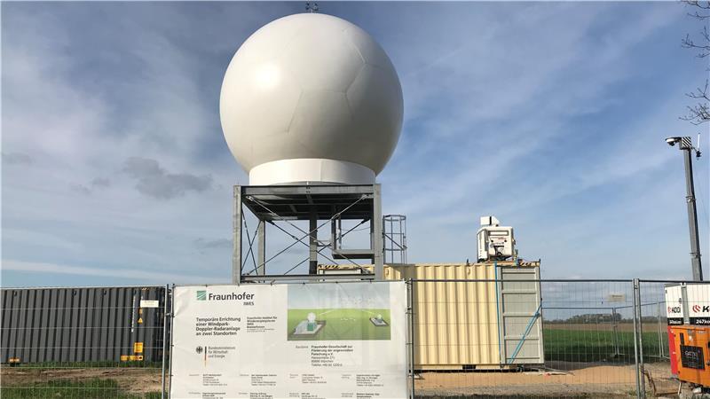 Ein zweites Radar steht am Kajedeich.