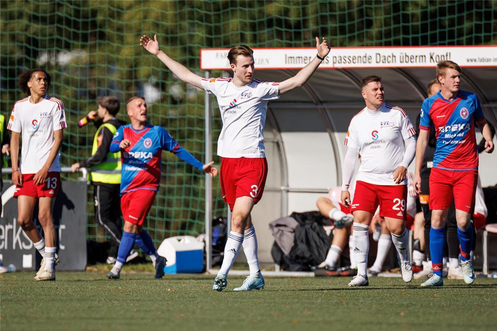 Eindrücke des Spiels Stade II gegen Oste-Oldendorf.