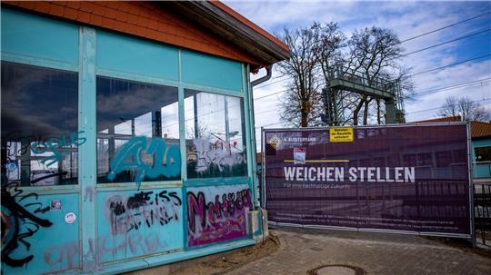 Eine Bahnbaustelle in Karstädt in Brandenburg. (Archivbild)