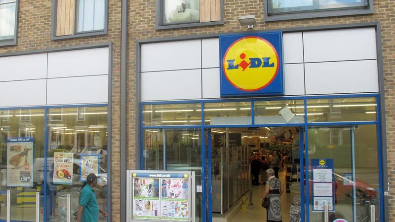 Eine Lidl-Filiale in London.