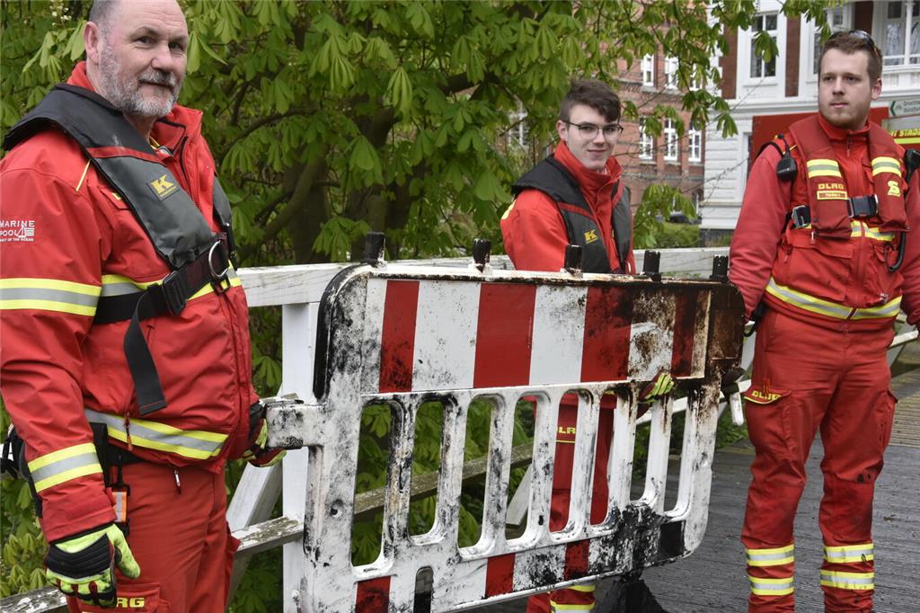 Eine Schranke zählte ebenfalls zu den Fundstücken