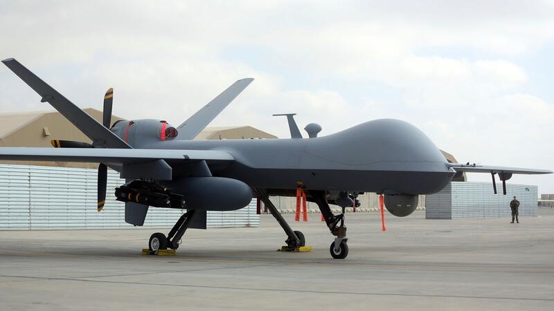 Eine US-amerikanische Drohne vom Typ MQ-9.