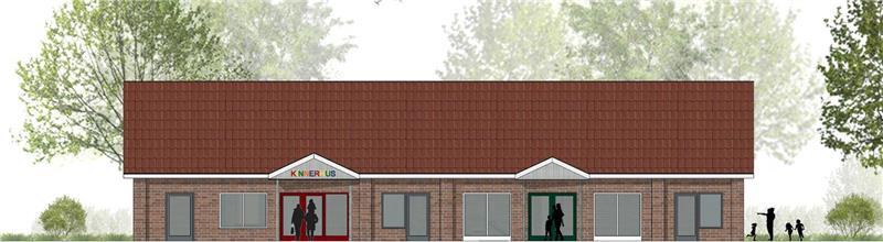 Eine Visualisierung der Kita Dat Kinnerhus.