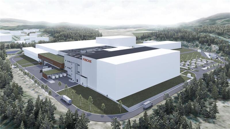 Eine Visualisierung des neuen Logistikzentrums im saarländischen Tholey.