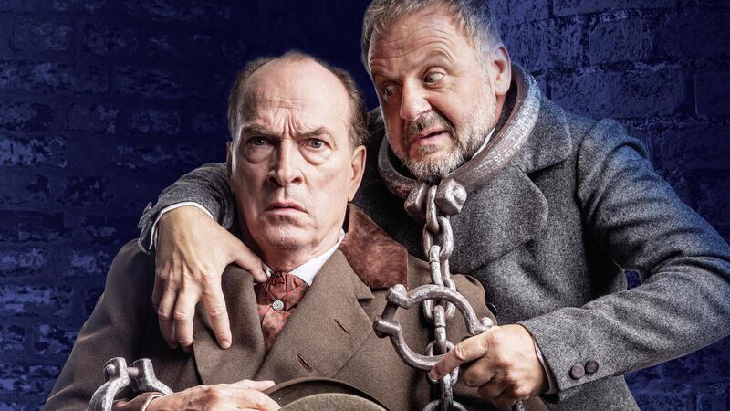 „Eine Weihnachtsgeschichte“ mit Herbert Knaup und Samuel Finzi ist im Stadeum zu sehen.