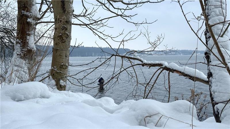 Eine schöne Seite des Winters im Norden.