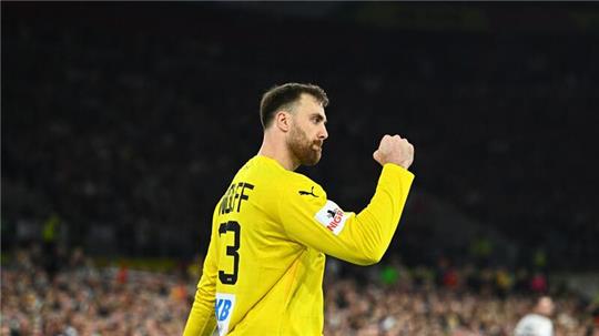 Eine starke Vorstellung: Deutschlands Torwart Andreas Wolff ballt die Faust.