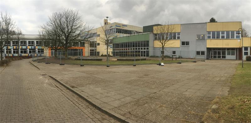 Eine von vielen Baustellen: Das Gymnasium Süd braucht einen neuen Anbau für den zusätzlichen Jahrgang.
