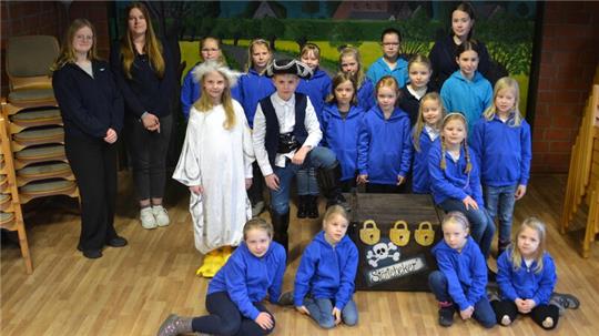 Einen Seeräuber-Schatz will der Kehdinger Kinderchor am zweiten Februarwochenende beim Musical in der Baljer Kirche heben.