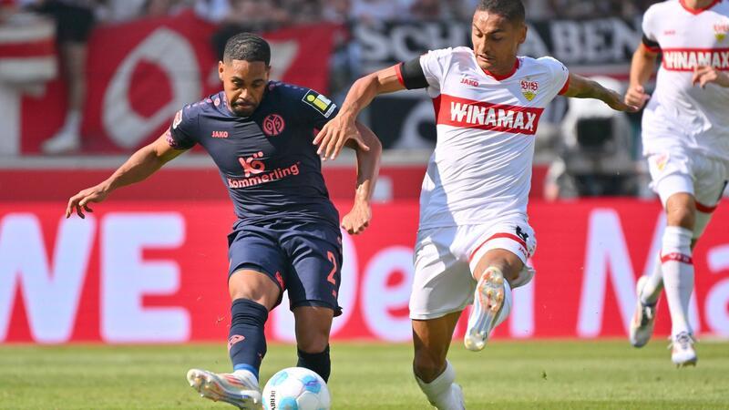 Wieder kein Sieg: VfB-Ärger über Schiri und Gegentore Einer der Stuttgarter Aktivposten und Torschützen gegen Mainz: Enzo Millot (r.).