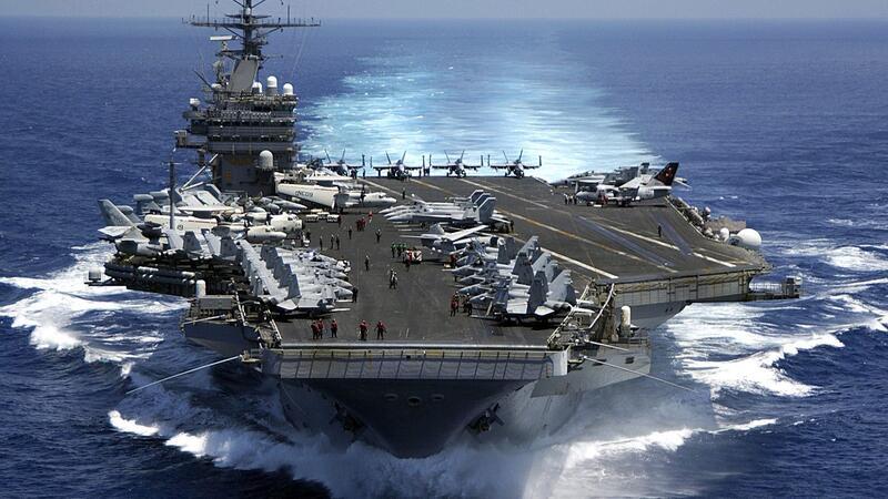 Weltweite Militärausgaben auf Höchststand Einer der größten US amerikansichen Flugzeugträger ist auf hoher See unterwegs. Die weltweiten Militärausgaben haben 2023 erneut einen Höchststand erreicht.